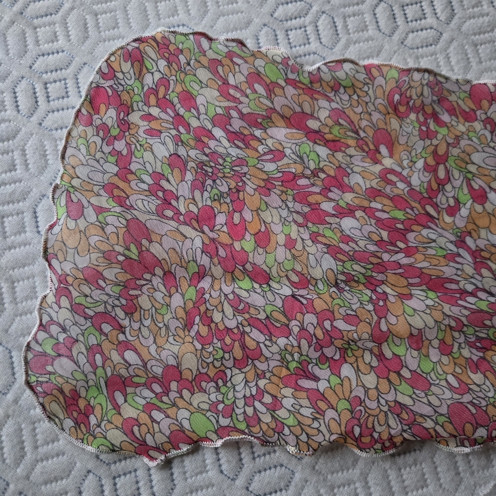 Colorful Patterned Scarf - Picture 2 of 4